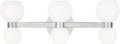 Londyn Six Light Vanity Polished Nickel