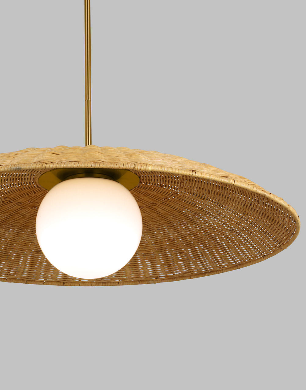 Mari Extra Large Pendant Burnished Brass