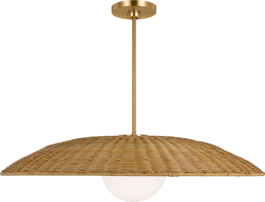 Mari Extra Large Pendant Burnished Brass