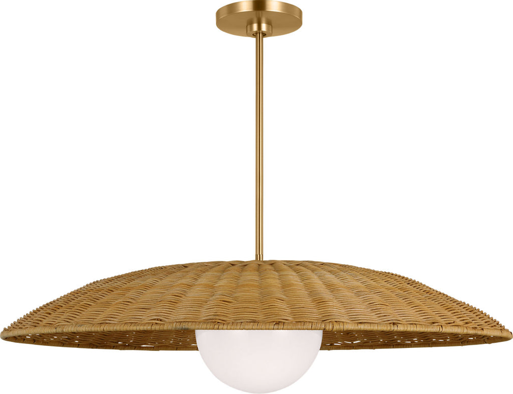 Mari Extra Large Pendant Burnished Brass
