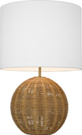 Mari Medium Table Lamp Rattan Bulbs Inc