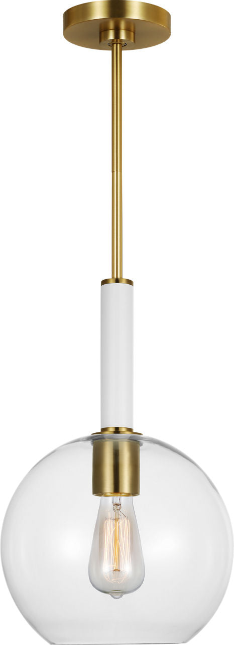 Monroe Round Pendant | Burnished Brass