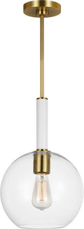 Monroe Round Pendant | Burnished Brass