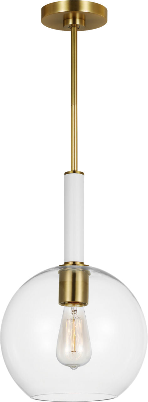 Monroe Round Pendant | Burnished Brass