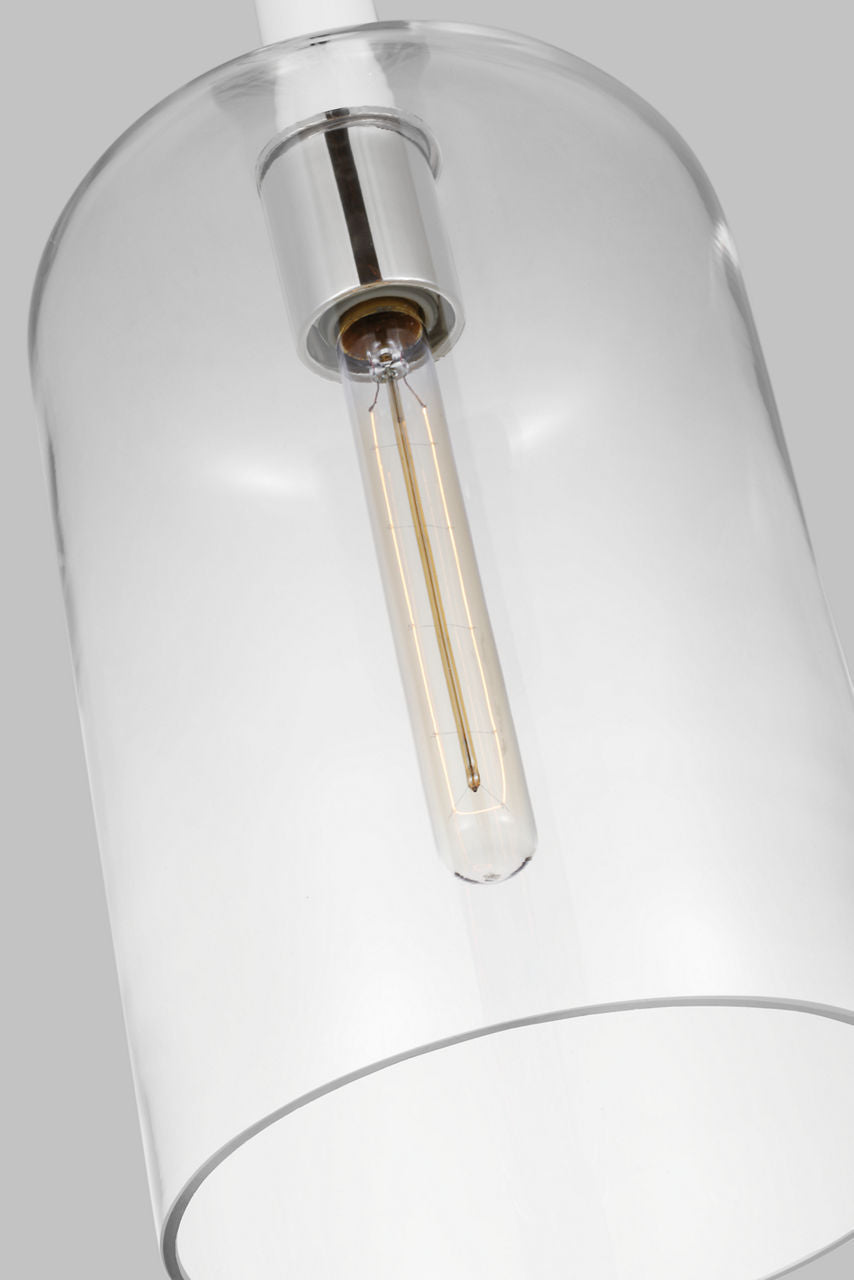 Monroe Cylinder Pendant | Polished Nickel