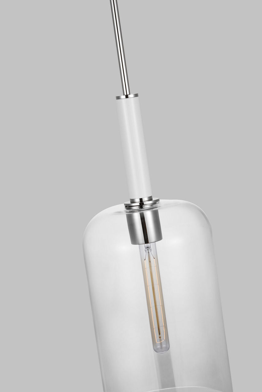Monroe Cylinder Pendant | Polished Nickel