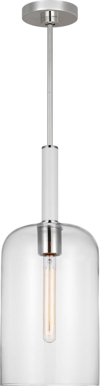 Monroe Cylinder Pendant | Polished Nickel