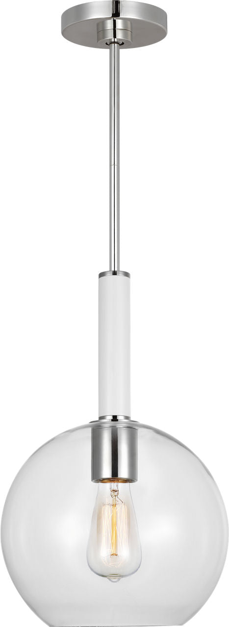 Monroe Round Pendant | Polished Nickel