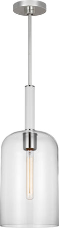 Monroe Cylinder Pendant | Polished Nickel