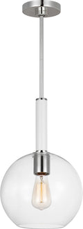 Monroe Round Pendant | Polished Nickel