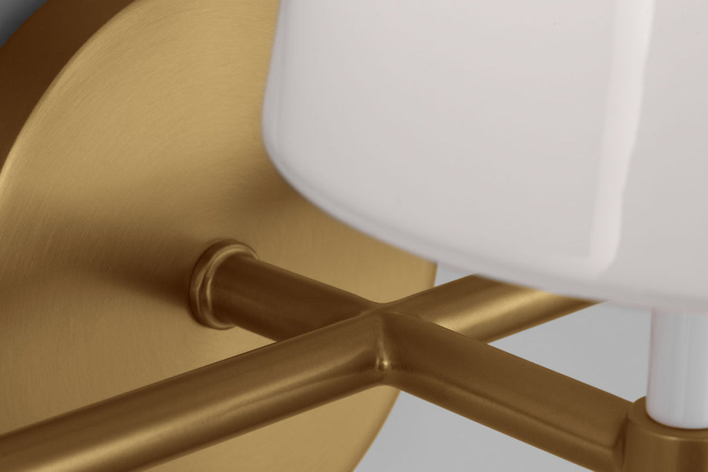 Monroe 3-Light Bath Sconce | Burnished Brass