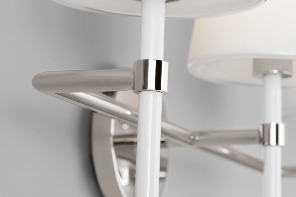 Monroe 3-Light Bath Sconce | Polished Nickel