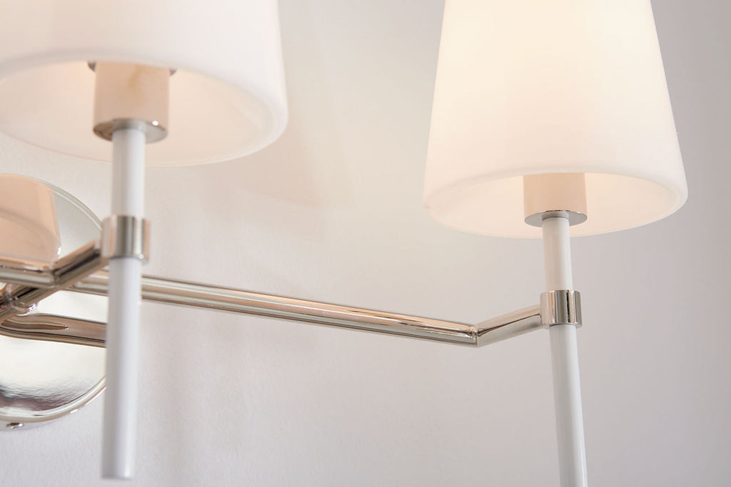 Monroe 3-Light Bath Sconce | Polished Nickel