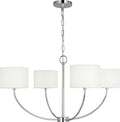 Sawyer Small Chandelier Polished Nickel