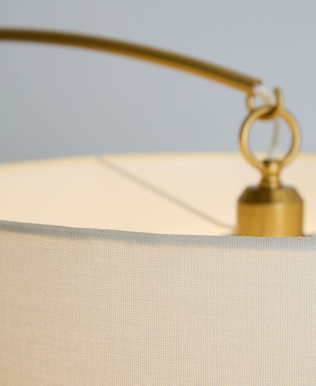 Sawyer Floor Lamp Burnished Brass Bulbs Inc