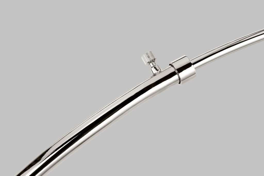 Sawyer Floor Lamp Polished Nickel Bulbs Included