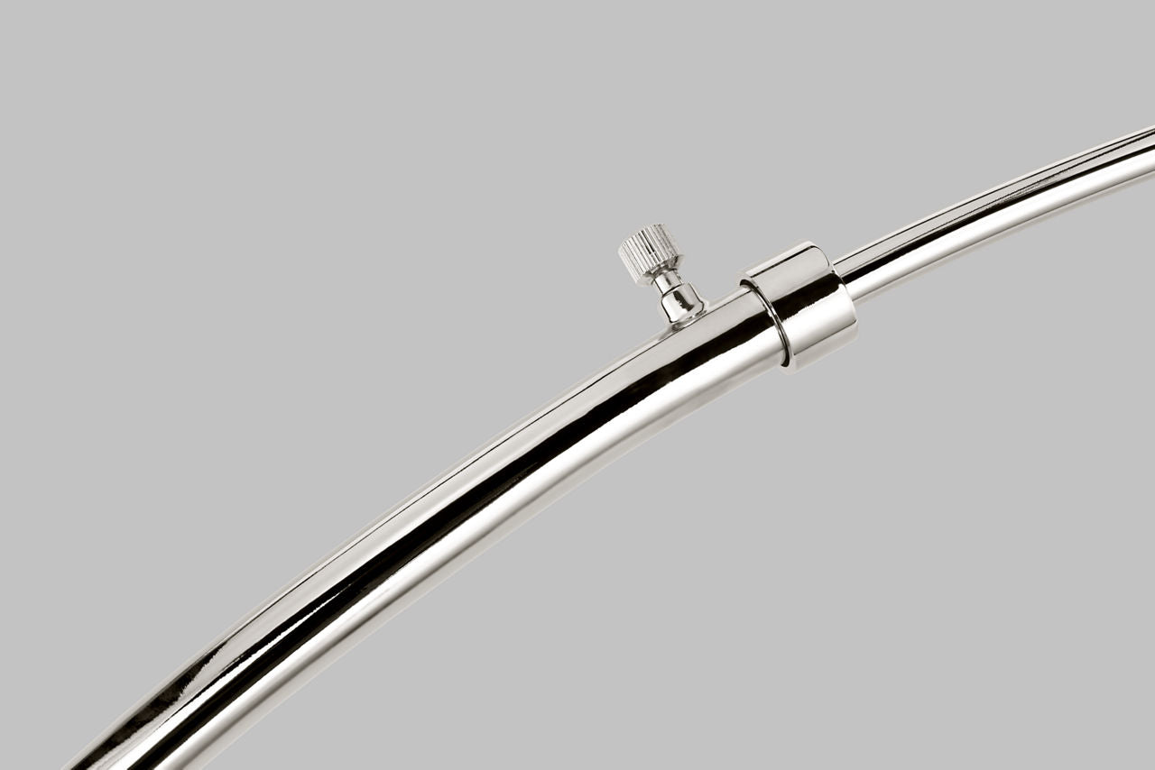 Sawyer Floor Lamp Polished Nickel Bulbs Included