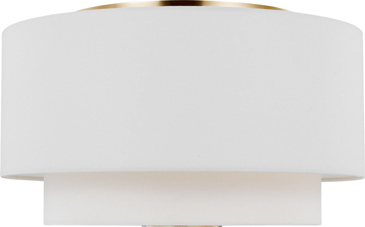 Sawyer Flush Mount Burnished Brass