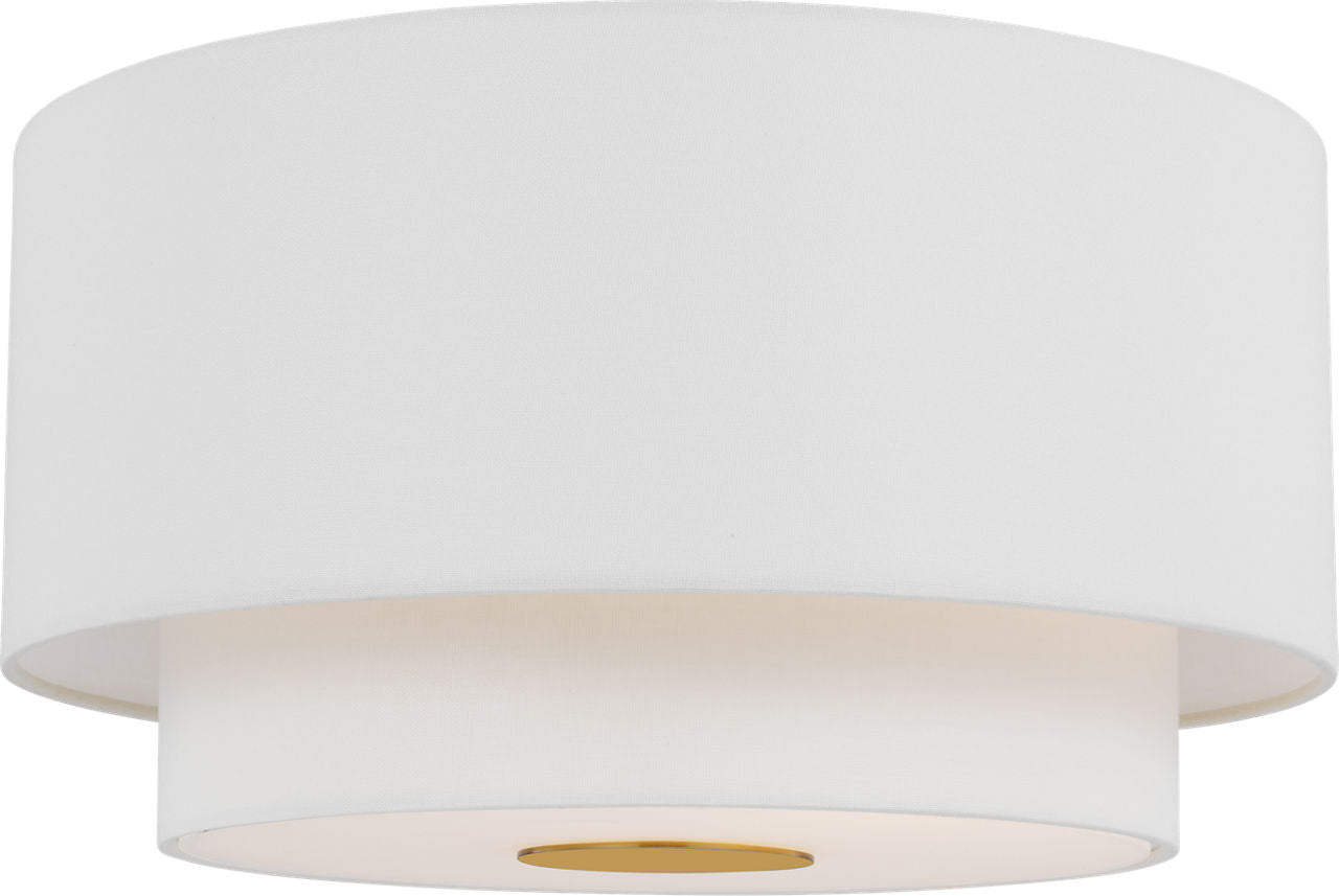 Sawyer Flush Mount Burnished Brass