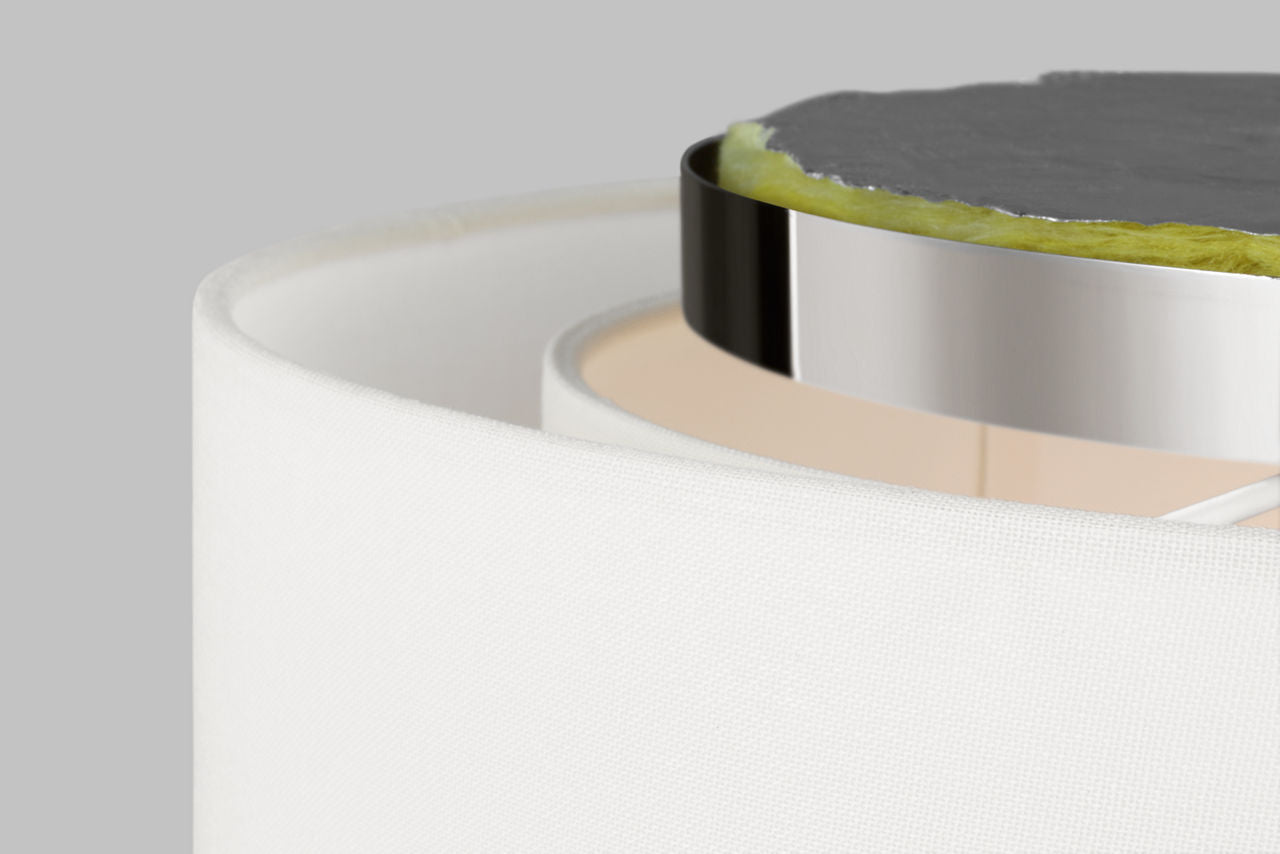 Sawyer Flush Mount Polished Nickel
