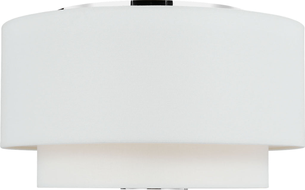 Sawyer Flush Mount Polished Nickel