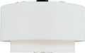 Sawyer Flush Mount Polished Nickel