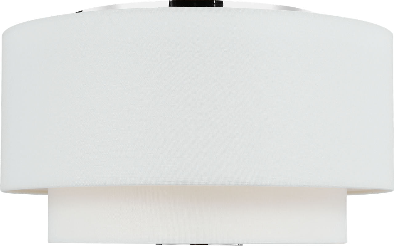 Sawyer Flush Mount Polished Nickel