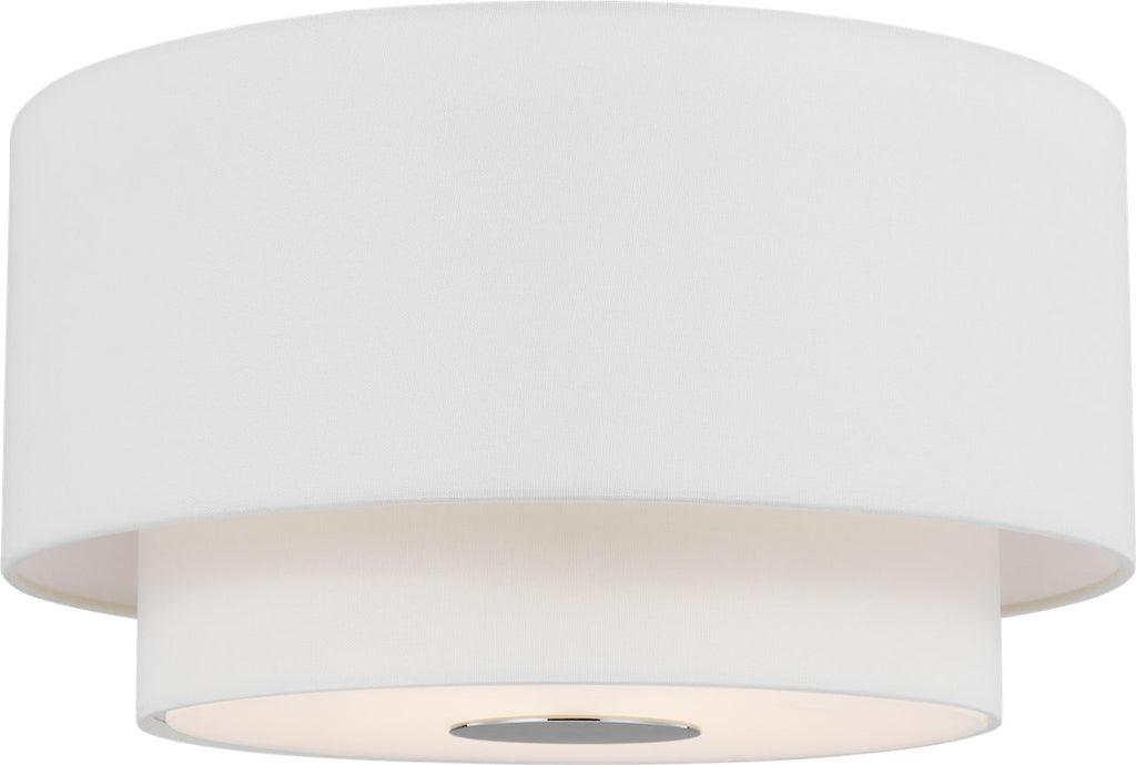Sawyer Flush Mount Polished Nickel