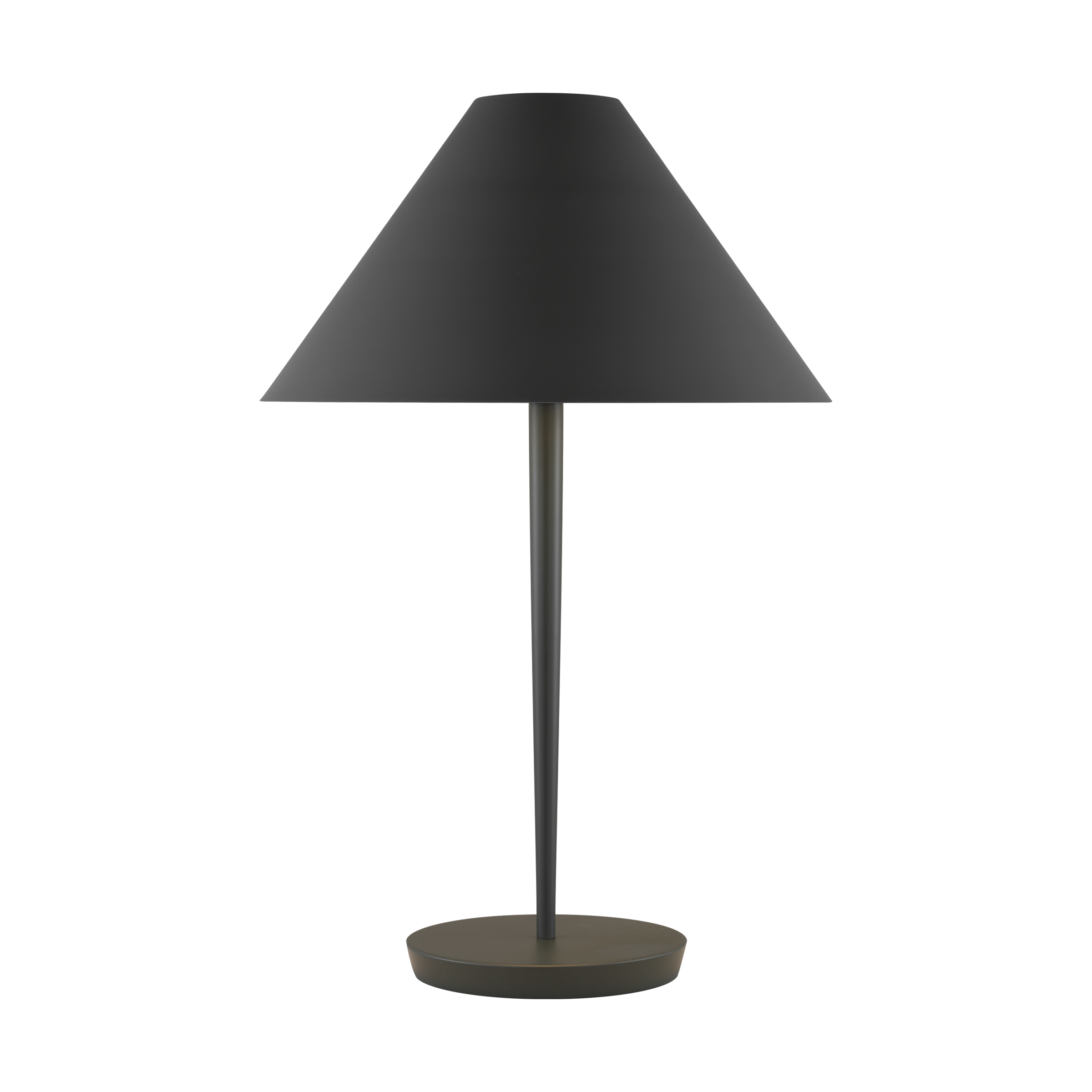 Contra Medium Table Lamp Matte Charcoal Black