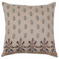 Kumkum Teal Pillow
