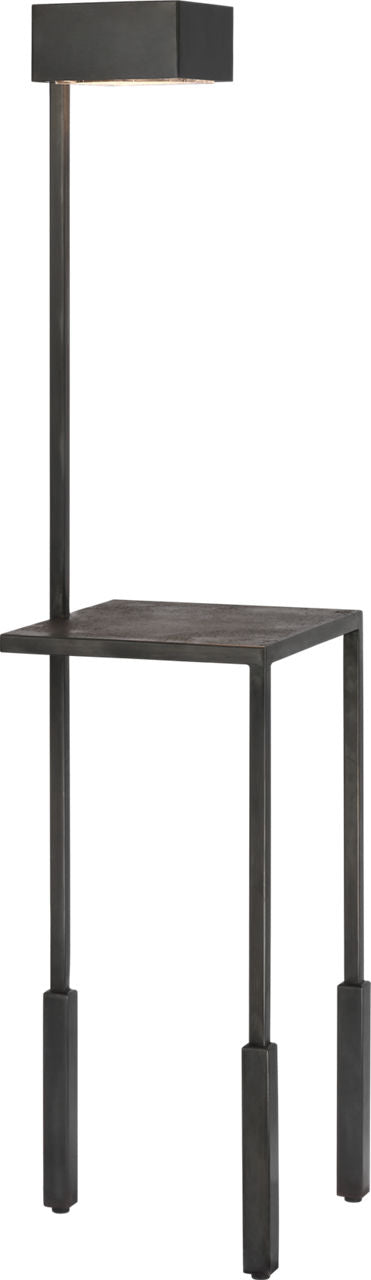 Nimes Tray Table Floor Lamp | Bronze