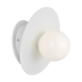 Nodes Large Angled Sconce | Matte White