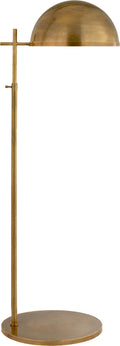 Dulcet Medium Pharmacy Floor Lamp | Antique-Burnished Brass | Antique-Burnished Brass Shade