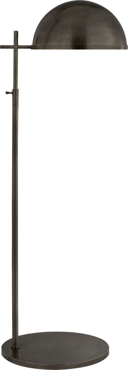 Dulcet Medium Pharmacy Floor Lamp | Bronze | Bronze Shade