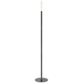 Rousseau 60" Floor Lamp | Bronze | Etched Crystal