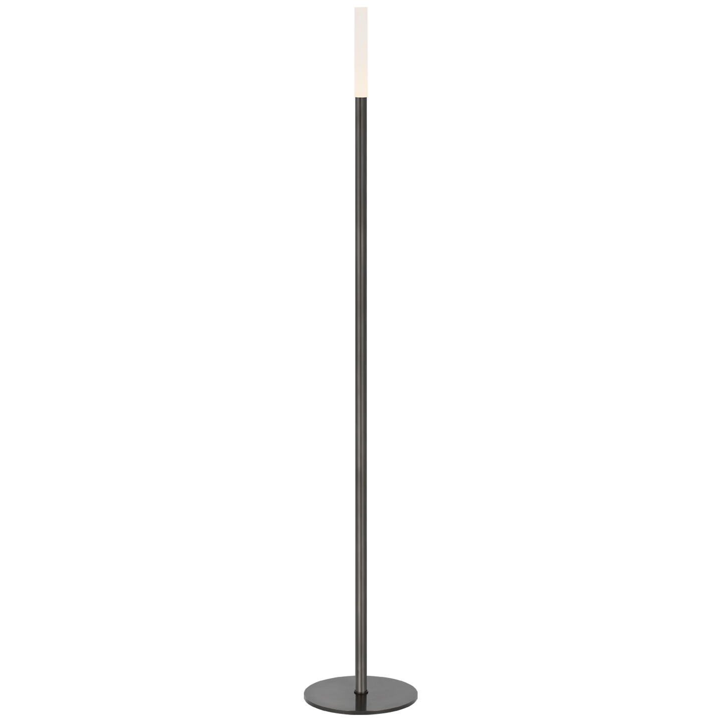 Rousseau 60" Floor Lamp | Bronze | Etched Crystal