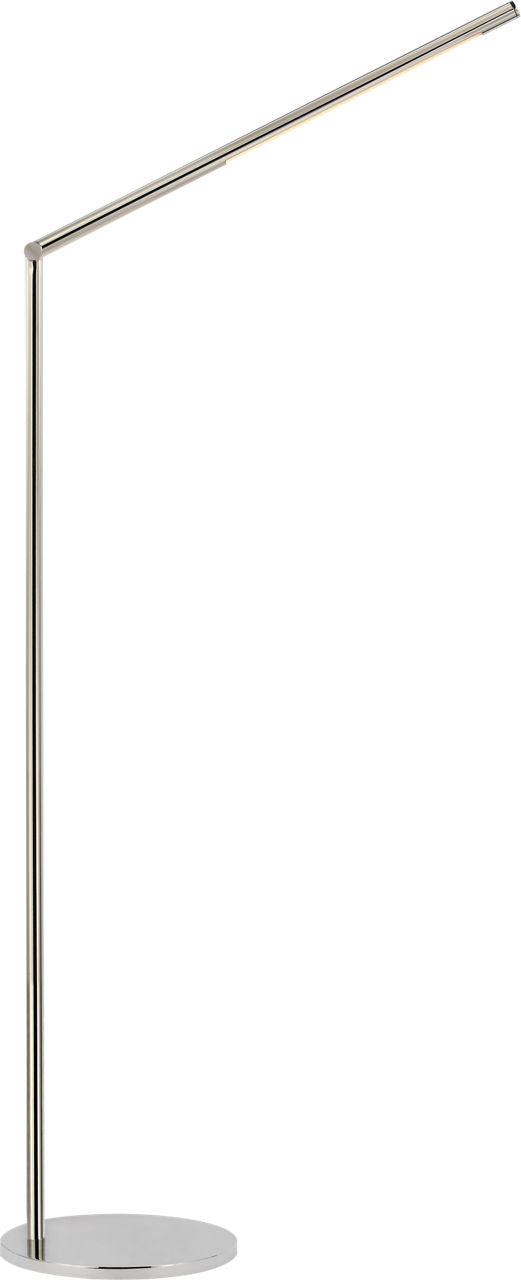 Cona Large Articulating Floor Lamp | Polished Nickel