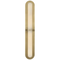 Fosse 28" Linear Tube Sconce | Antique-Burnished Brass | Alabaster