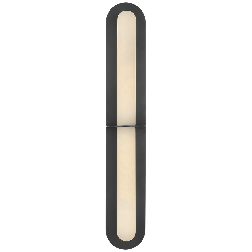 Fosse 28" Linear Tube Sconce | Bronze | Alabaster