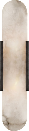Melange Elongated Sconce | Bronze | Alabaster