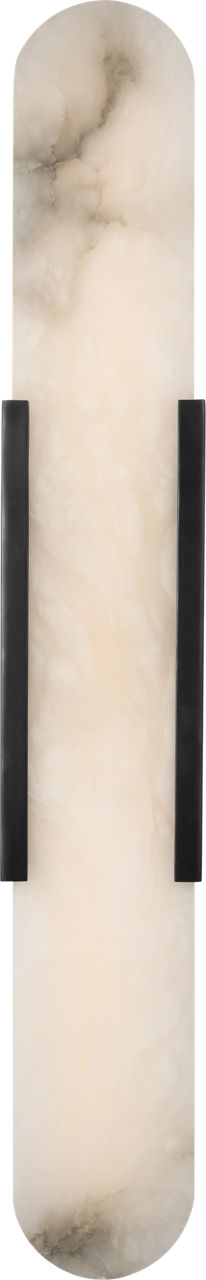 Melange 28" Elongated Sconce | Bronze | Alabaster