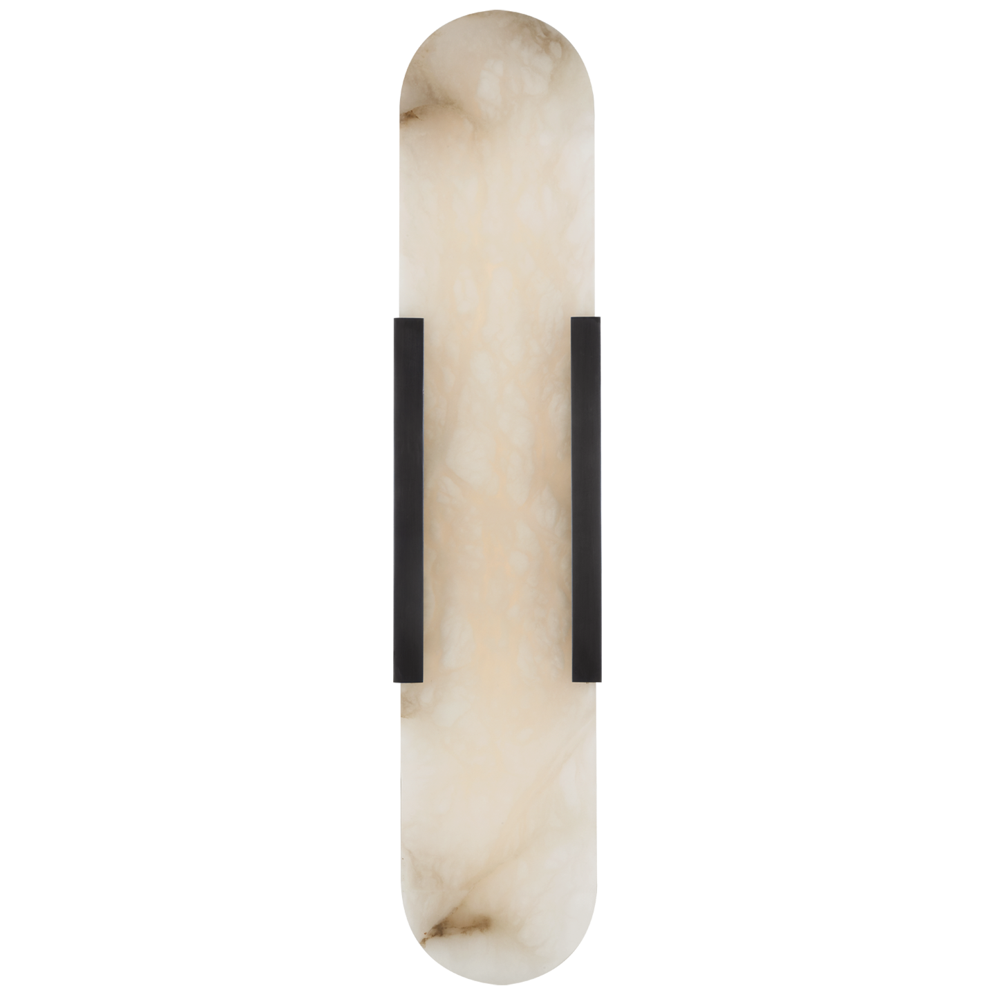 Melange 20" Elongated Sconce | Bronze | Alabaster