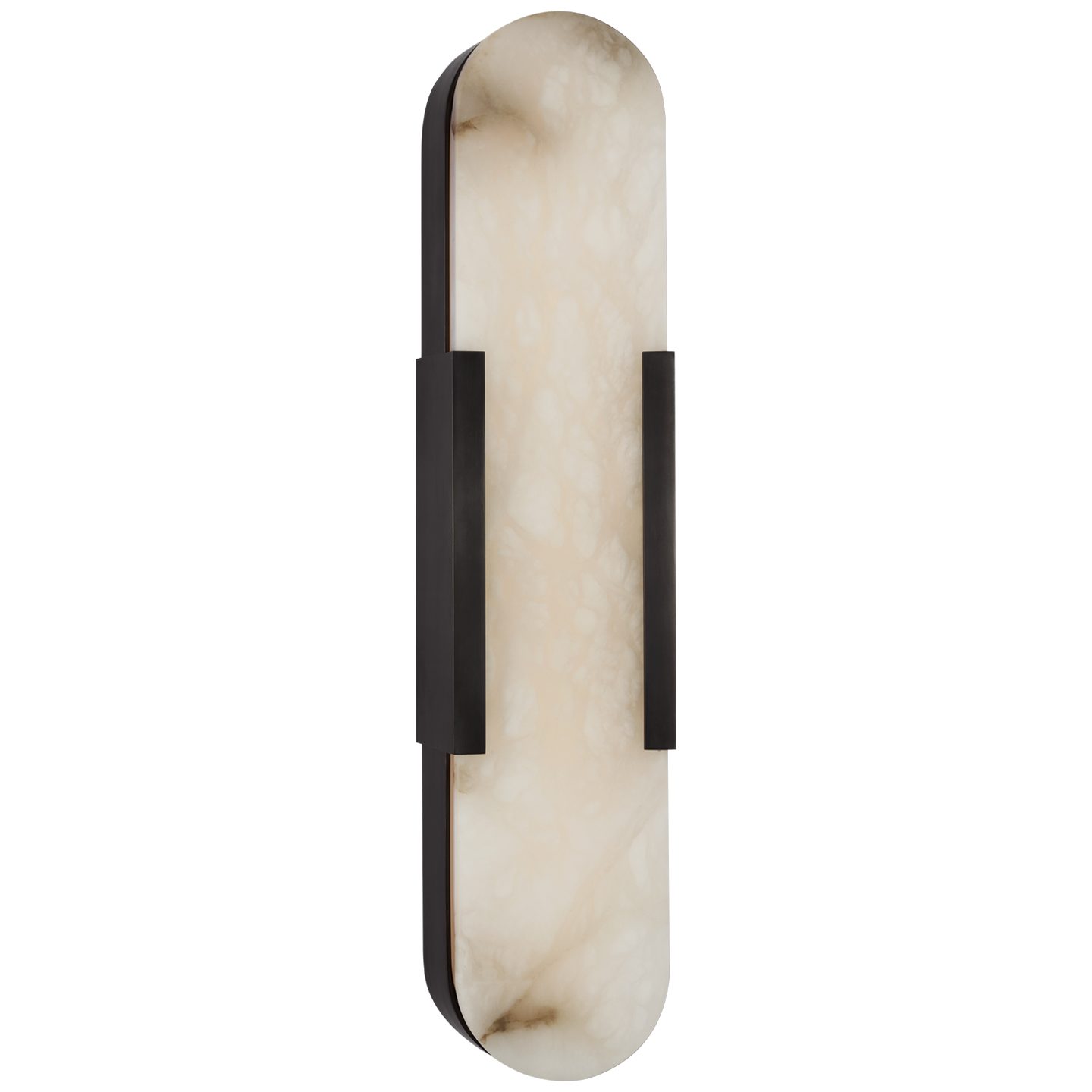Melange 20" Elongated Sconce | Bronze | Alabaster