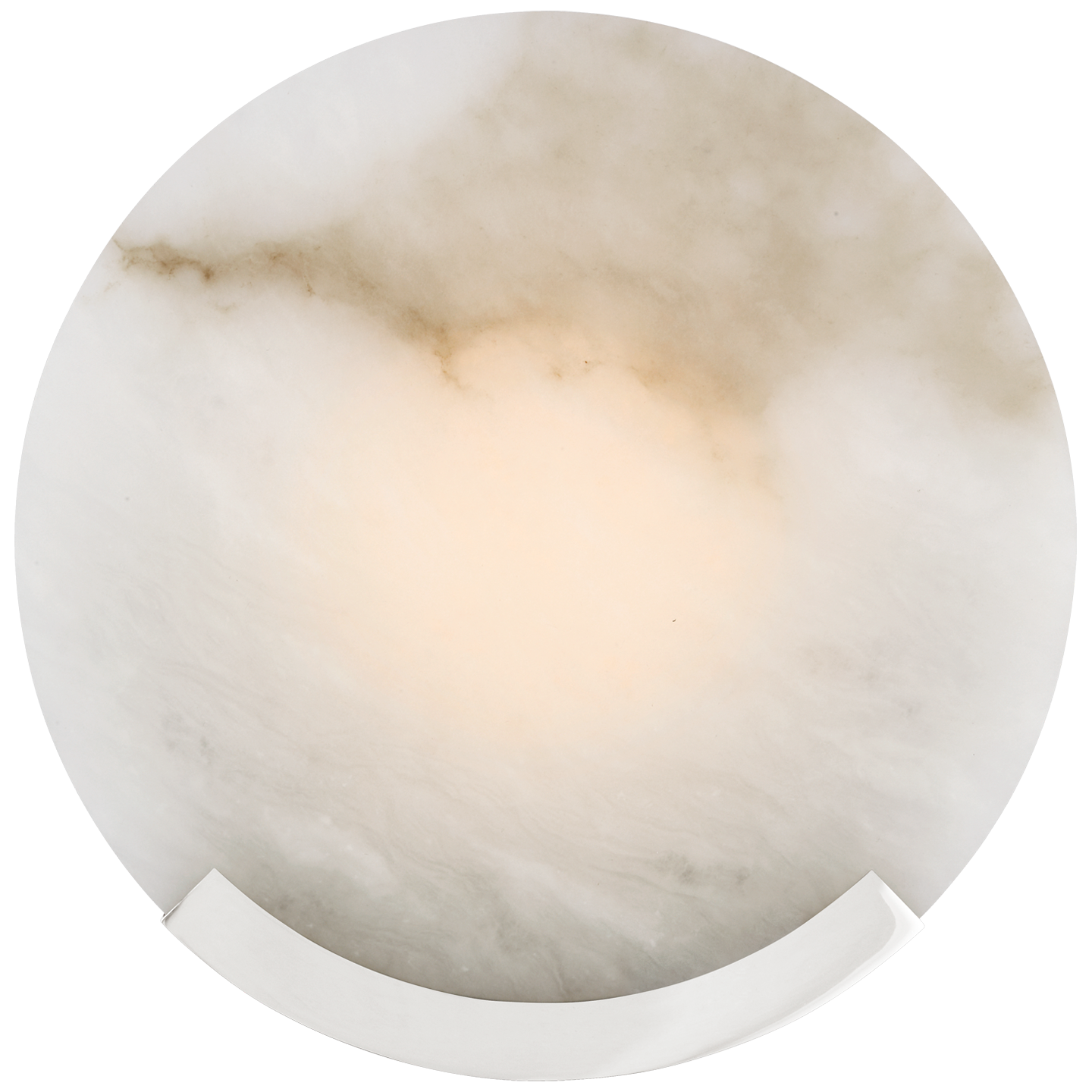 Melange 10" Sconce | Polished Nickel | Alabaster