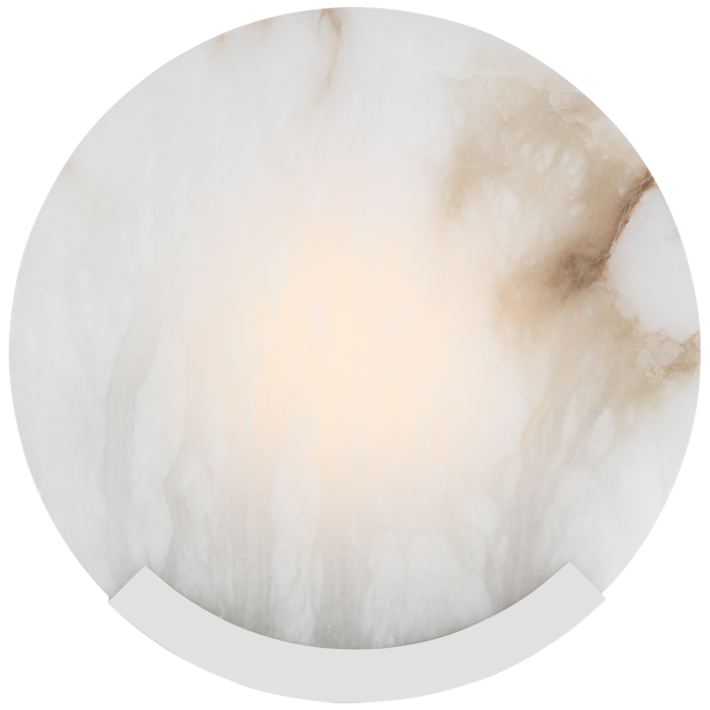 Melange 13" Sconce | Polished Nickel | Alabaster