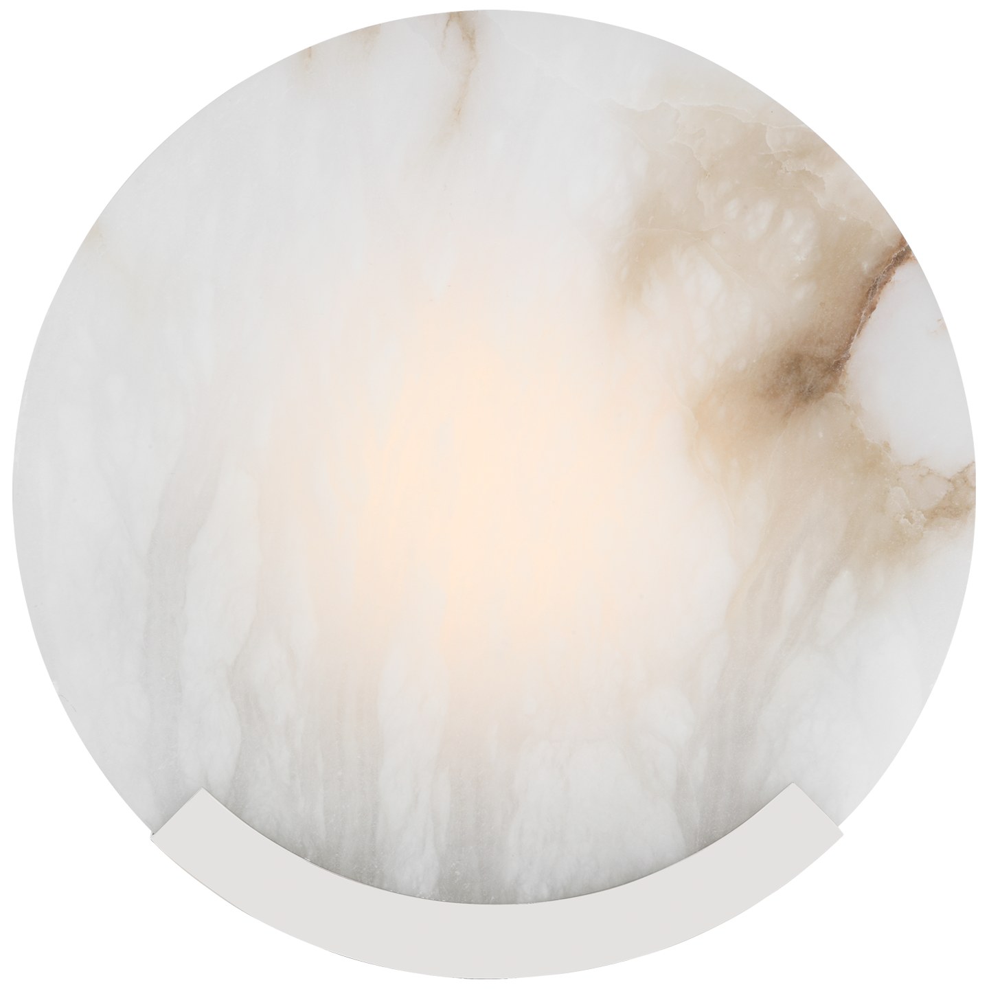 Melange 13" Sconce | Polished Nickel | Alabaster