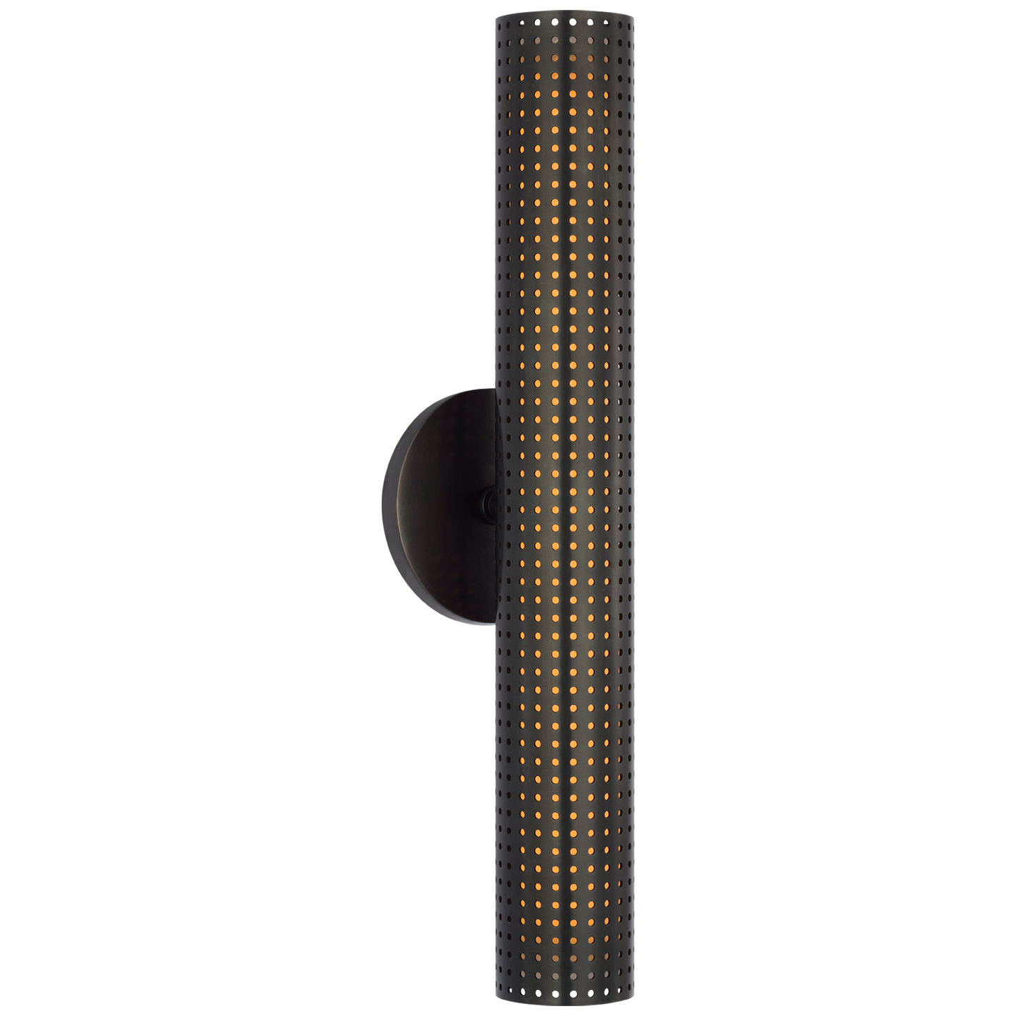Precision 18" Bullet Sconce | Bronze | White Glass