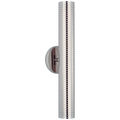 Precision 18" Bullet Sconce | Polished Nickel | White Glass