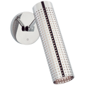 Precision 12" Articulating Sconce | Polished Nickel | White Glass