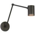 Precision 5" Double Library Light | Bronze | White Glass